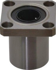 Value Collection - 5/8" ID, Square Flanged Single Linear Bearing - 1-1/8" OD - All Tool & Supply