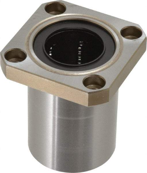 Value Collection - 1-1/4" ID, Square Flanged Single Linear Bearing - 2" OD - All Tool & Supply