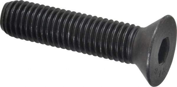 Value Collection - 5/8-11 UNC Hex Socket Drive, 82° Flat Screw - Alloy Steel, Black Oxide Finish, Fully Threaded, 2-3/4" OAL - All Tool & Supply