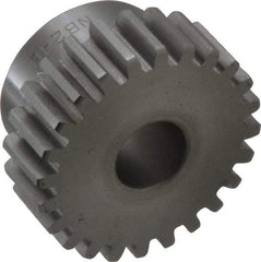 Boston Gear - 16 Pitch, 1-1/2" Pitch Diam, 24 Tooth Spur Gear - 1/2" Face Width, 1/2" Bore Diam, 1.2" Hub Diam, 14.5° Pressure Angle, Steel - All Tool & Supply