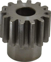 Boston Gear - 12 Pitch, 1.167" Pitch Diam, 14 Tooth Spur Gear - 3/4" Face Width, 1/2" Bore Diam, 0.92" Hub Diam, 14.5° Pressure Angle, Steel - All Tool & Supply