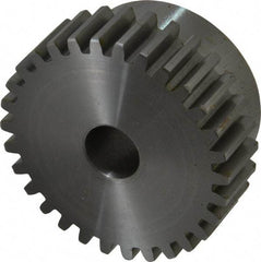 Boston Gear - 12 Pitch, 2-1/2" Pitch Diam, 30 Tooth Spur Gear - 3/4" Face Width, 5/8" Bore Diam, 2.15" Hub Diam, 14.5° Pressure Angle, Steel - All Tool & Supply