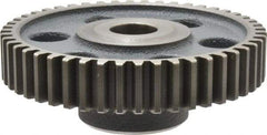 Boston Gear - 12 Pitch, 4" Pitch Diam, 48 Tooth Spur Gear - 3/4" Face Width, 3/4" Bore Diam, 1-3/4" Hub Diam, 14.5° Pressure Angle, Steel - All Tool & Supply