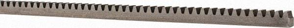 Boston Gear - 1/4" Face Width, 4 Feet Long, 1/4" Thick Steel Gear Rack - 24 Pitch - All Tool & Supply