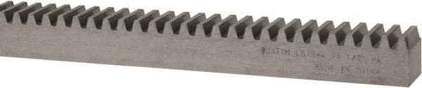 Boston Gear - 3/4" Face Width, 4 Feet Long, 3/4" Thick Steel Gear Rack - 12 Pitch - All Tool & Supply