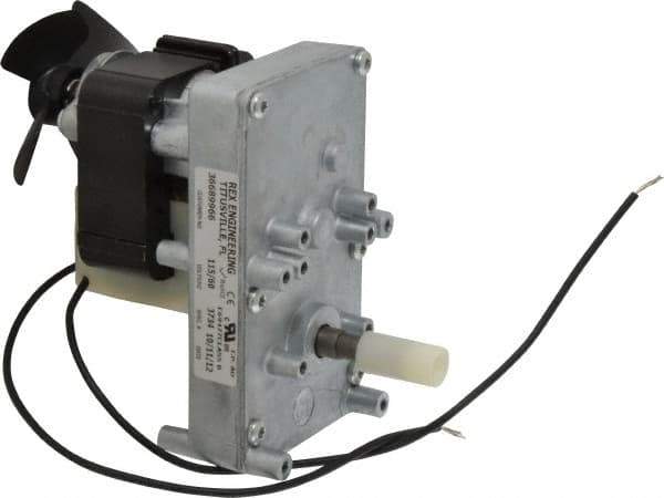 Made in USA - 115 Volt, 2 RPM, 1700:1 Gear Ratio, ESP Gearmotor - 200 Torque - All Tool & Supply