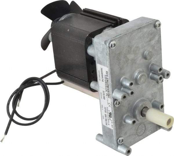 Made in USA - 115 Volt, 5 RPM, 680:1 Gear Ratio, ESP Gearmotor - 250 Torque - All Tool & Supply