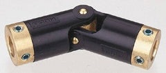 Value Collection - 3/8" Inside x 0.69" Outside Diam, Plastic Universal Joints with Brass Insert - 2.66" Long - All Tool & Supply