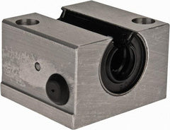 Thomson Industries - 12mm Inside Diam, 750 Lbs. Dynamic Capacity, Open Single Pillow Block Linear Bearing - 28mm Overall Height x 43" Overall Width, 23mm Btw Mount Hole Centers - All Tool & Supply