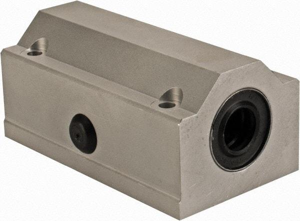 Thomson Industries - 12mm Inside Diam, 1,060 Lbs. Dynamic Capacity, Closed Twin Pillow Block Linear Bearing - 35mm Overall Height x 43mm Overall Width - All Tool & Supply