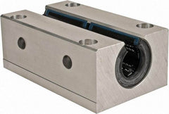 Thomson Industries - 25mm Inside Diam, 13,400 Lbs. Dynamic Capacity, Open Twin Pillow Block Linear Bearing - 51mm Overall Height x 78" Overall Width, 94mm Btw Mount Hole Centers - All Tool & Supply