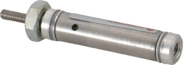 Norgren - 1/2" Stroke x 5/16" Bore Single Acting Air Cylinder - 10-32 Port, 5-40 Rod Thread - All Tool & Supply