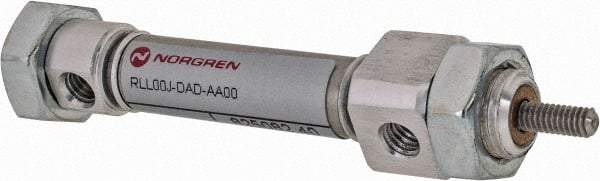 Norgren - 1/2" Stroke x 5/16" Bore Double Acting Air Cylinder - 10-32 Port, 5-40 Rod Thread - All Tool & Supply