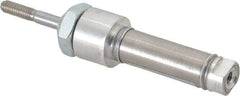 Norgren - 1/2" Stroke Double Acting Air Cylinder - 10-32 Port, 10-32 Rod Thread - All Tool & Supply