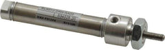 Norgren - 1-1/2" Stroke Double Acting Air Cylinder - 10-32 Port, 10-32 Rod Thread - All Tool & Supply