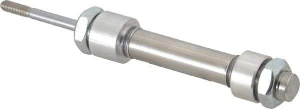 Norgren - 1" Stroke Double Acting Air Cylinder - 10-32 Port, 10-32 Rod Thread - All Tool & Supply