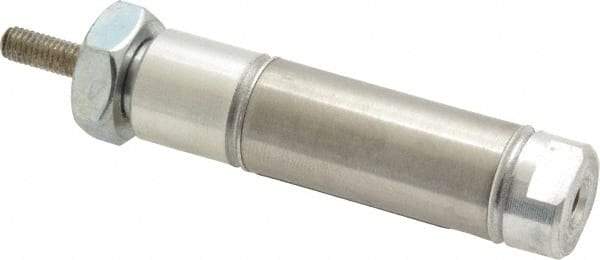 Norgren - 1/2" Stroke x 9/16" Bore Double Acting Air Cylinder - 10-32 Port, 10-32 Rod Thread - All Tool & Supply