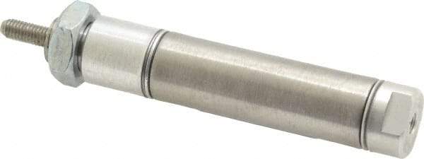 Norgren - 1" Stroke x 9/16" Bore Double Acting Air Cylinder - 10-32 Port, 10-32 Rod Thread - All Tool & Supply