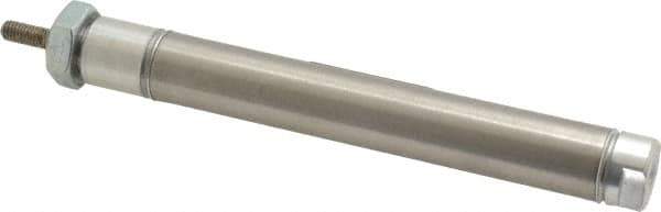 Norgren - 3" Stroke x 9/16" Bore Double Acting Air Cylinder - 10-32 Port, 10-32 Rod Thread - All Tool & Supply