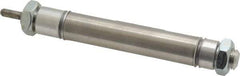 Norgren - 2" Stroke x 9/16" Bore Double Acting Air Cylinder - 10-32 Port, 10-32 Rod Thread - All Tool & Supply