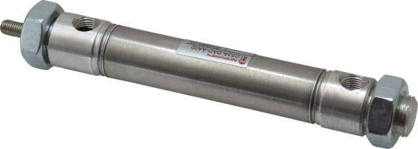 Norgren - 3" Stroke x 3/4" Bore Double Acting Air Cylinder - 1/8 Port, 1/4-28 Rod Thread - All Tool & Supply