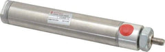 Norgren - 4" Stroke x 1-1/16" Bore Double Acting Air Cylinder - 1/8 Port, 5/16-24 Rod Thread - All Tool & Supply