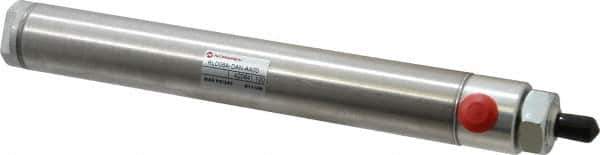 Norgren - 6" Stroke x 1-1/16" Bore Double Acting Air Cylinder - 1/8 Port, 5/16-24 Rod Thread - All Tool & Supply