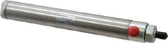 Norgren - 6" Stroke x 1-1/16" Bore Double Acting Air Cylinder - 1/8 Port, 5/16-24 Rod Thread - All Tool & Supply