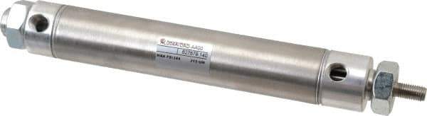 Norgren - 4" Stroke x 1-1/16" Bore Double Acting Air Cylinder - 1/8 Port, 5/16-24 Rod Thread - All Tool & Supply