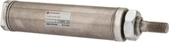 Norgren - 2" Stroke x 1-1/4" Bore Single Acting Air Cylinder - 1/8 Port, 7/16-20 Rod Thread - All Tool & Supply