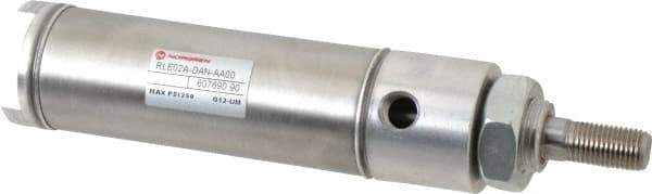 Norgren - 2" Stroke x 1-1/4" Bore Double Acting Air Cylinder - 1/8 Port, 7/16-20 Rod Thread - All Tool & Supply