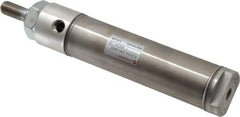 Norgren - 3" Stroke x 1-1/4" Bore Double Acting Air Cylinder - 1/8 Port, 7/16-20 Rod Thread - All Tool & Supply