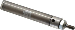 Norgren - 5" Stroke x 1-1/4" Bore Double Acting Air Cylinder - 1/8 Port, 7/16-20 Rod Thread - All Tool & Supply