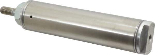 Norgren - 3" Stroke x 1-1/2" Bore Single Acting Air Cylinder - 1/8 Port, 7/16-20 Rod Thread - All Tool & Supply