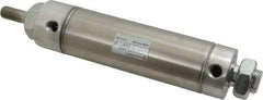 Norgren - 3" Stroke x 1-1/2" Bore Double Acting Air Cylinder - 1/8 Port, 7/16-20 Rod Thread - All Tool & Supply