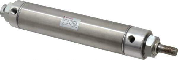 Norgren - 5" Stroke x 1-1/2" Bore Double Acting Air Cylinder - 1/8 Port, 7/16-20 Rod Thread - All Tool & Supply