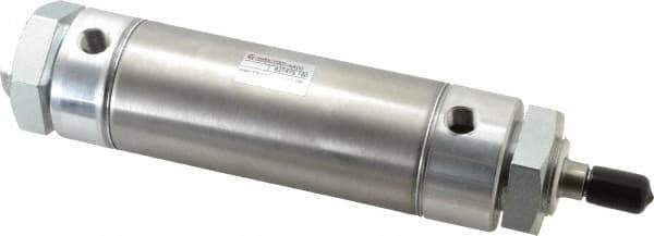 Norgren - 3" Stroke x 2" Bore Double Acting Air Cylinder - 1/4 Port, 1/2-20 Rod Thread - All Tool & Supply