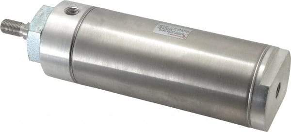 Norgren - 4" Stroke x 2-1/2" Bore Double Acting Air Cylinder - 1/4 Port, 1/2-20 Rod Thread - All Tool & Supply