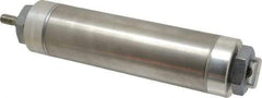 Norgren - 6" Stroke x 2-1/2" Bore Double Acting Air Cylinder - 1/4 Port, 1/2-20 Rod Thread - All Tool & Supply