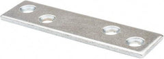 Value Collection - 3" Wide x 5/8" High, Zinc Finish, Door Reinforcer - 2-3/8" Backset - All Tool & Supply