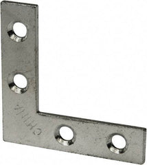 Value Collection - 1-1/2" Long x 1/2" Wide, Steel, Corner Brace - Zinc Plated - All Tool & Supply