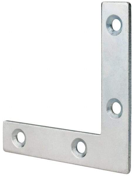 Value Collection - 2-1/2" Long x 1/2" Wide, Steel, Corner Brace - Zinc Plated - All Tool & Supply