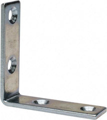 Value Collection - 2" Long x 0.620" Wide, Steel, Corner Brace - Zinc Plated - All Tool & Supply