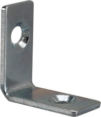 Value Collection - 1" Long x 1-1/2" Wide, Steel, Corner Brace - Zinc Plated - All Tool & Supply