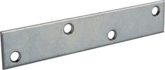 Value Collection - 6" Wide x 1-1/8" High, Zinc Finish, Door Reinforcer - 2-3/8" Backset - All Tool & Supply