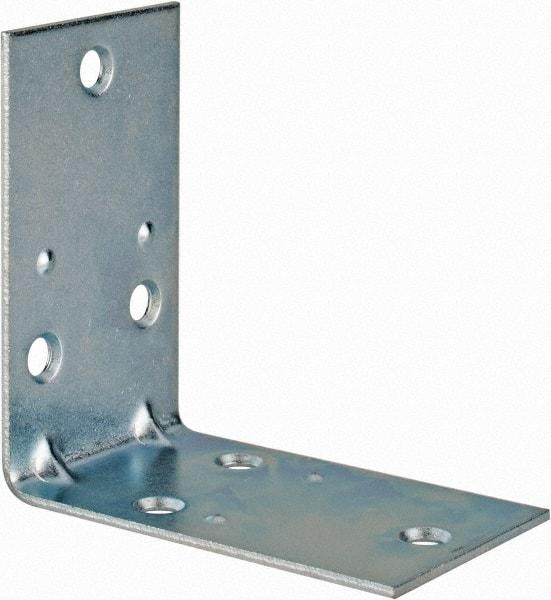 Value Collection - 2-1/2" Long x 2-1/2" Wide, Steel, Corner Brace - Zinc Plated - All Tool & Supply