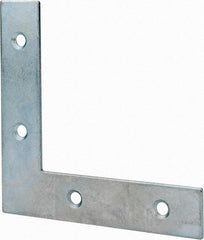 Value Collection - 4" Long x 0.870" Wide, Steel, Corner Brace - Zinc Plated - All Tool & Supply