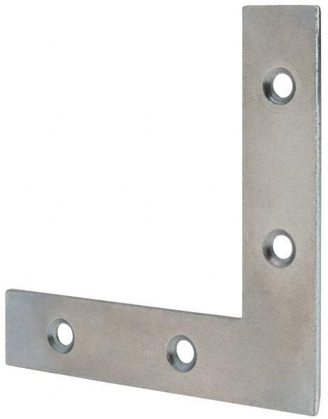 Value Collection - 3" Long x 0.620" Wide, Steel, Corner Brace - Zinc Plated - All Tool & Supply