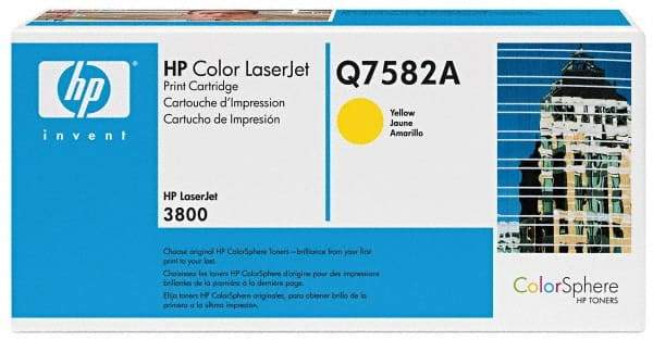 Hewlett-Packard - Yellow Toner Cartridge - Use with HP Color LaserJet 3800, CP3505 - All Tool & Supply