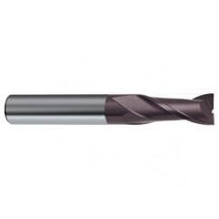 8.5mm Dia. x 67mm Overall Length 2-Flute Square End Solid Carbide SE End Mill-Round Shank-Center Cut-Firex - All Tool & Supply